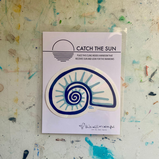 Whelk Shell Suncatcher