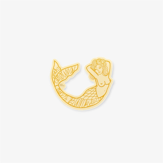 Golden Mermaid Sticker