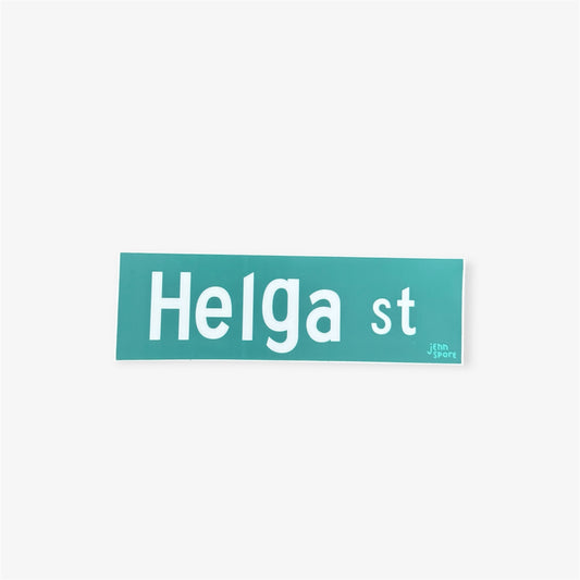 Helga St. Sticker