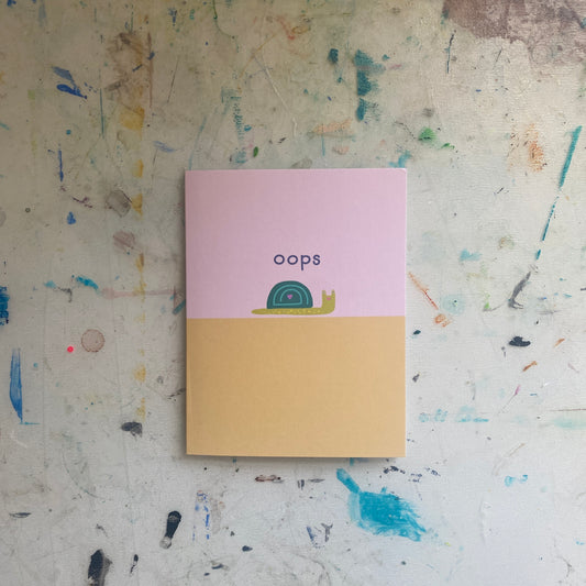 Oops Greeting Card